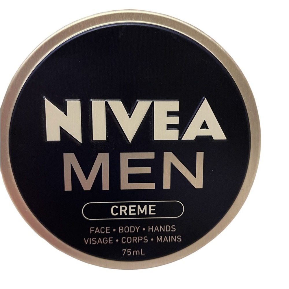 Nivea men’s moisturizer can be used on the face after shaving or on the body